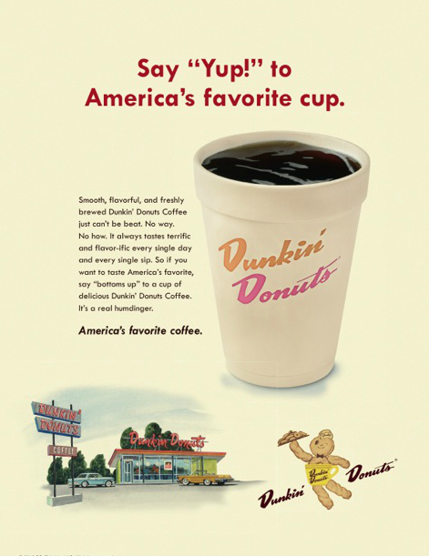 Mad Men-inspired coffee ad from Newsweek magazine