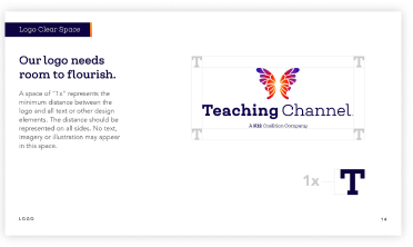 Teaching Channel brand guidelines page 14